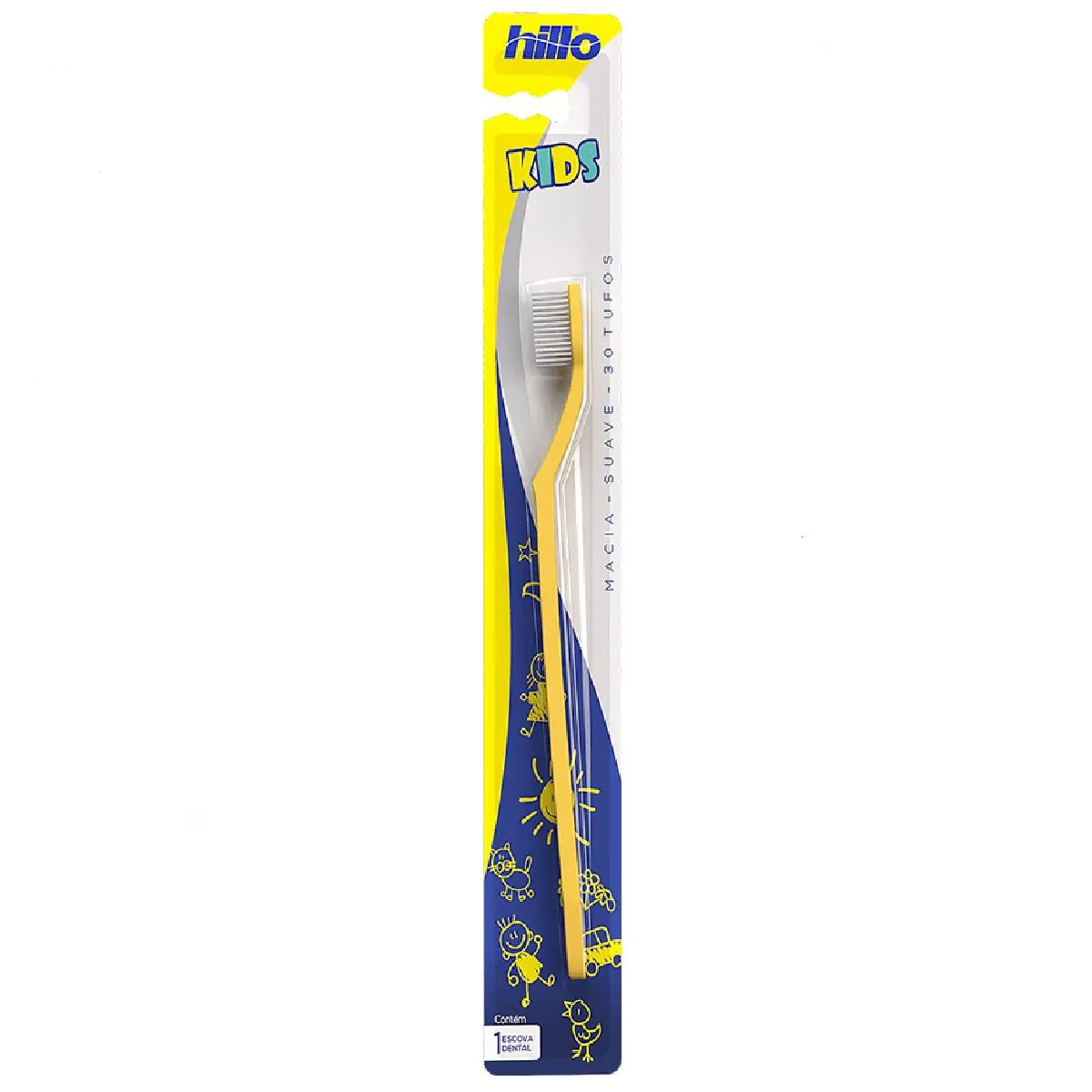 Escova Dental Kids Macia - Suave 30 Tufos Hillo