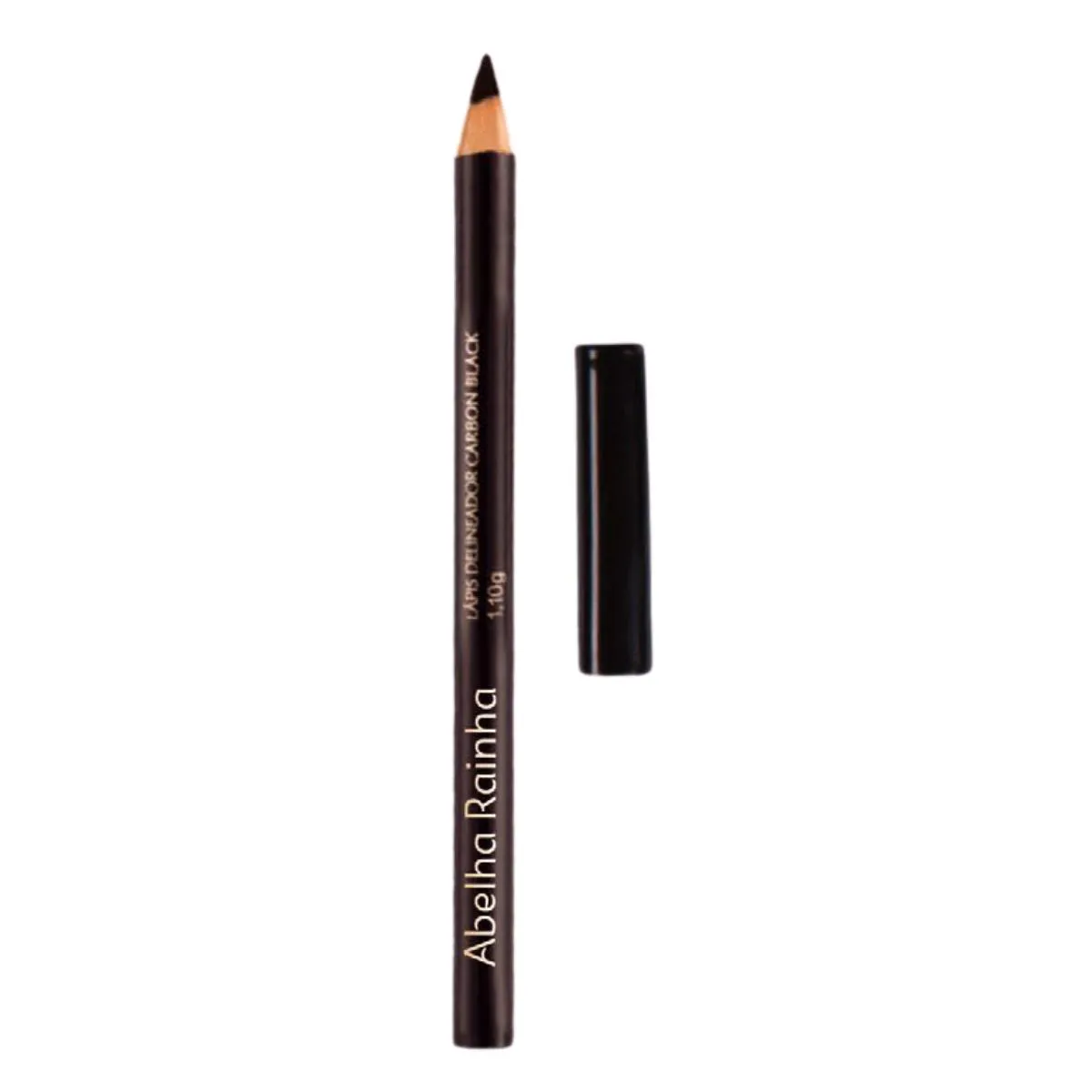 Lápis para Olhos Delineador Carbon Black Abelha Rainha 1,1G