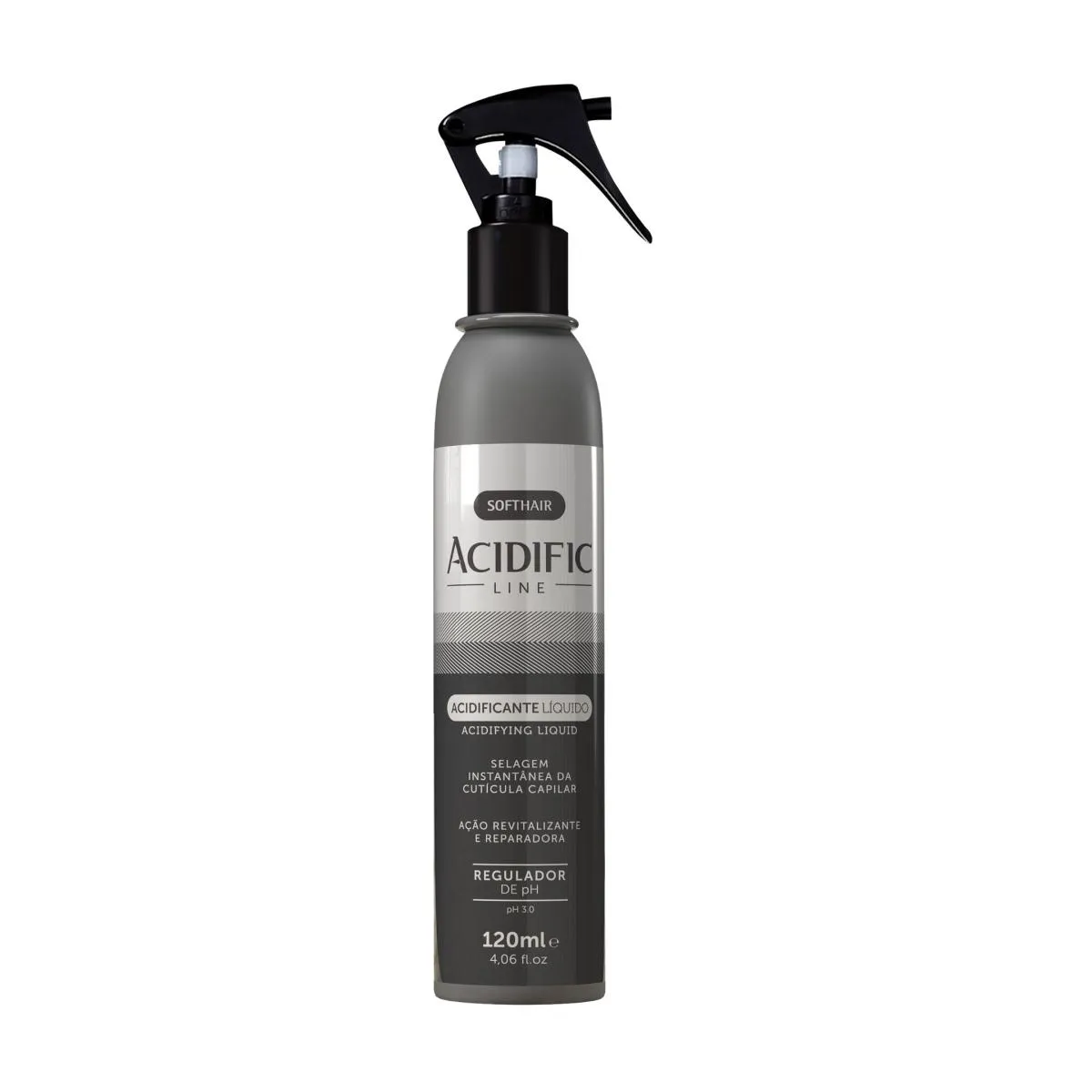 Acidificante Capilar Soft Hair 120Ml Tratamento Regula Ph