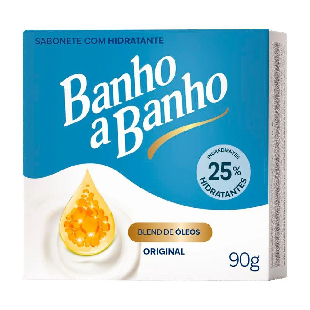 Sabonete Ypê Banho a Banho Hidratante Original 90G