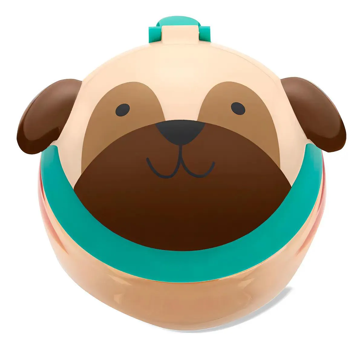 Porta Snack Zoo Cachorro Pug Skip Hop Cor Marrom
