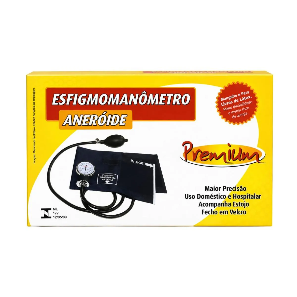 Aparelho Pressão Velcro Aneróide Inf Eshs20In - 1 Unidade
