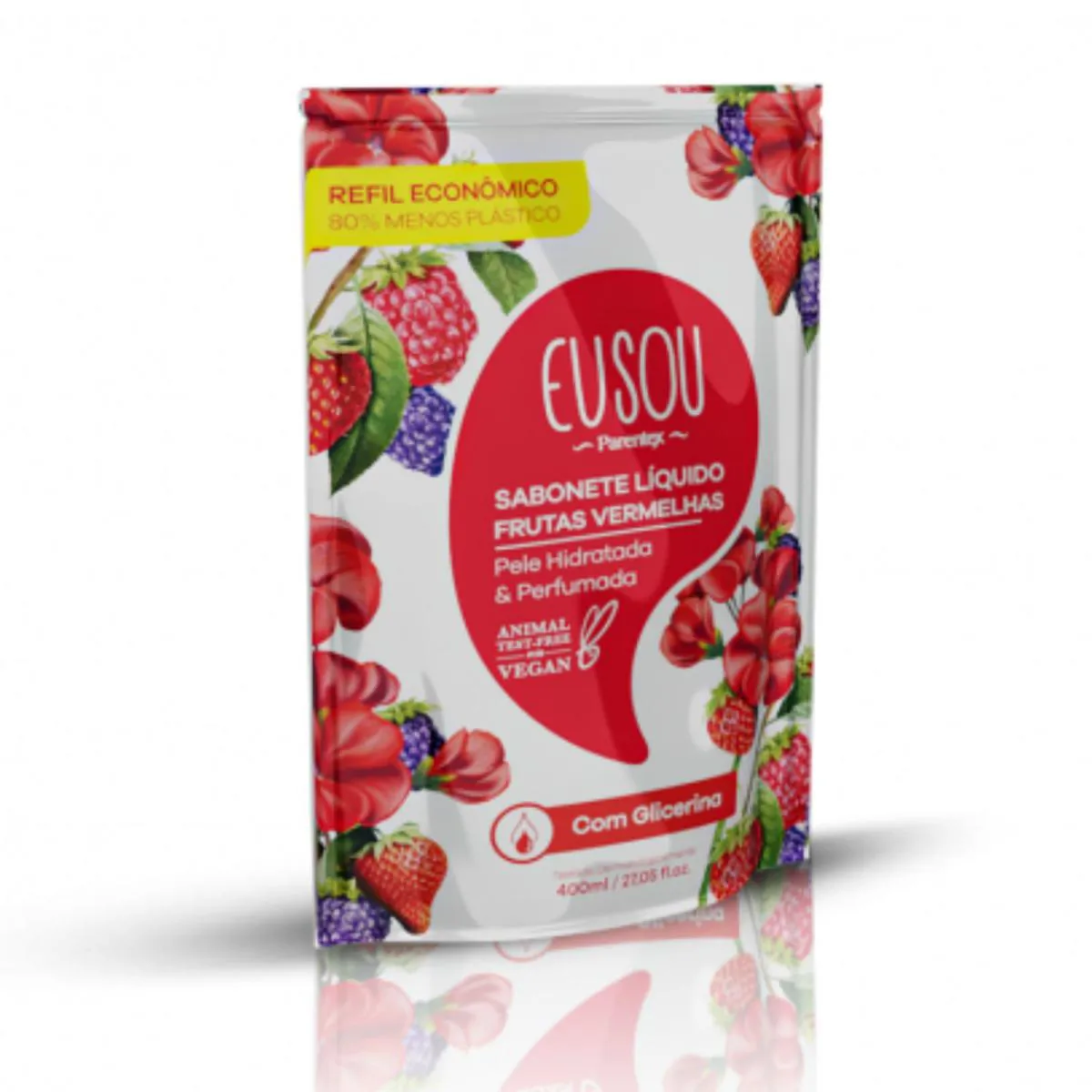 Sabonete Líquido Eu Sou Frutas Vermelhas Refil 400Ml