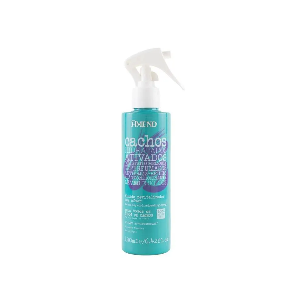 Fluido Revitalizador Cachos Amend Definição e Hidratação 190 Ml