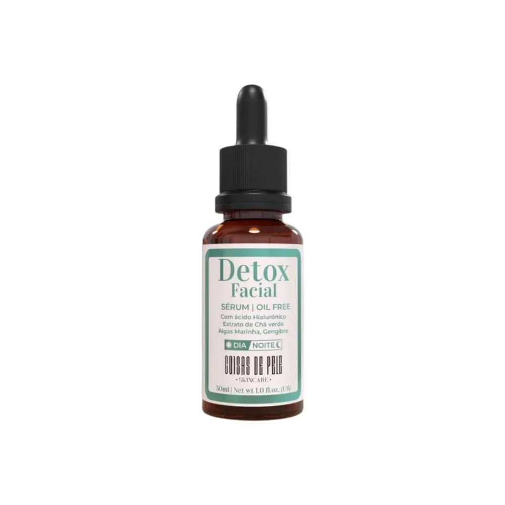 Sérum Facial Coisas de Pele Detox Oil Free Controle Oleosidade 30 Ml
