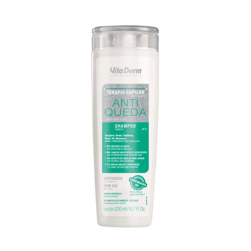 Shampoo Vita Derm Terapia Capilar Shampoo Antiqueda 200 Ml