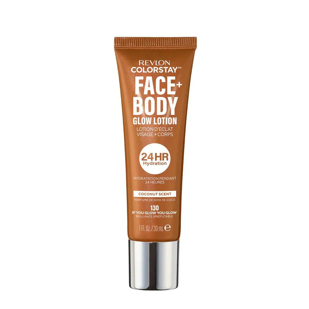 Revlon Colorstay Face + Body Glow Lotion If You Glow You Glow 130 - Iluminador 30Ml Marrom