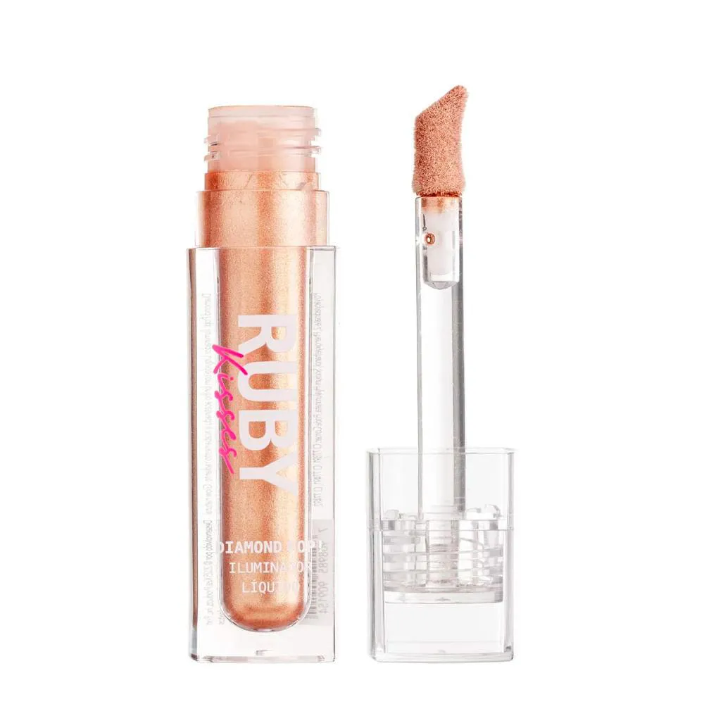 Ruby Kisses Diamond Pop - Iluminador Líquido Golden 4Ml