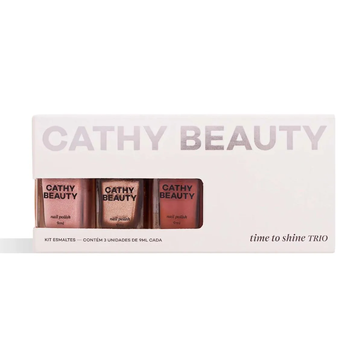 Cathy Beauty Kit Esmalte Time To Shine Trio