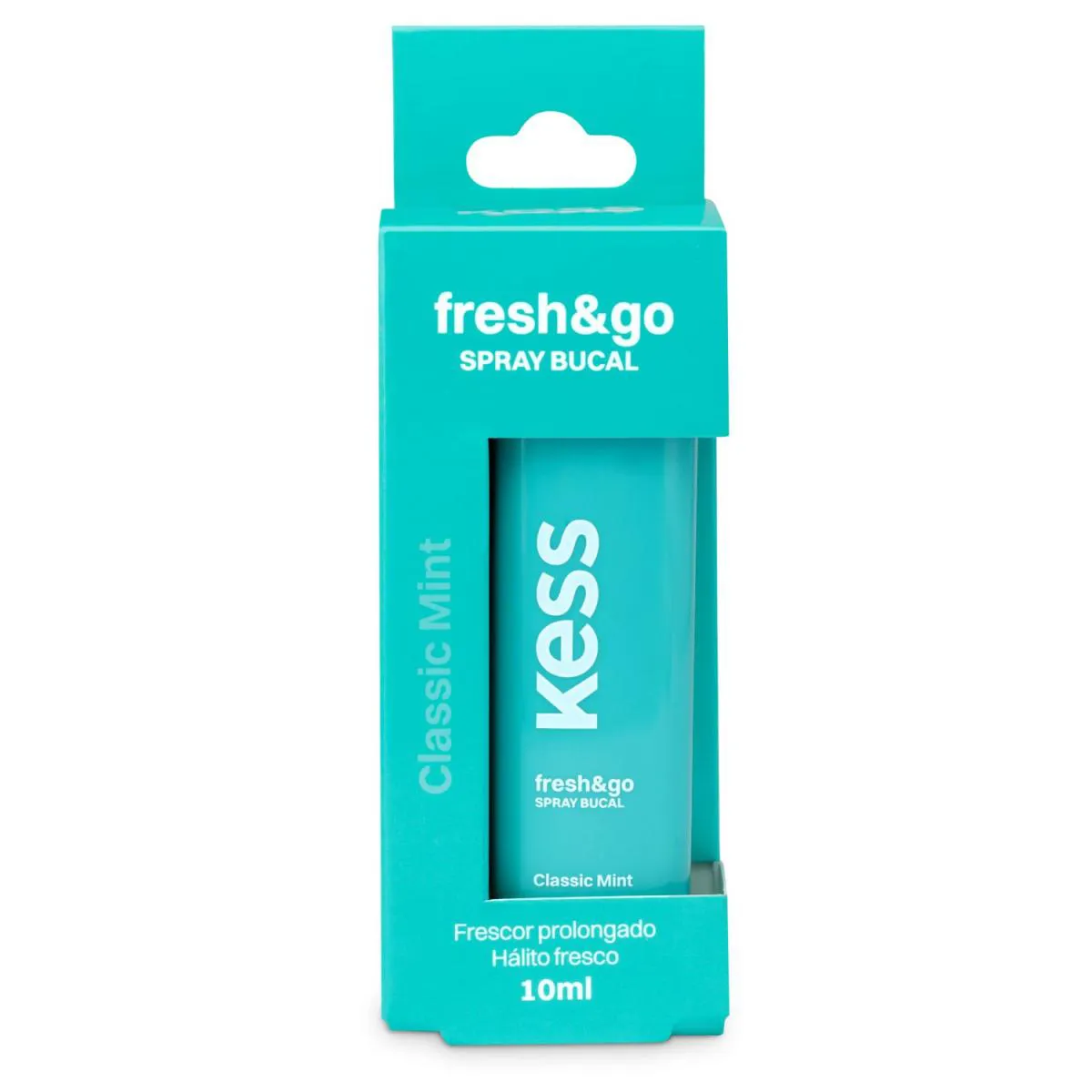 Spray Bucal Kess Freshgo Classic Mint 10Ml Refrescância