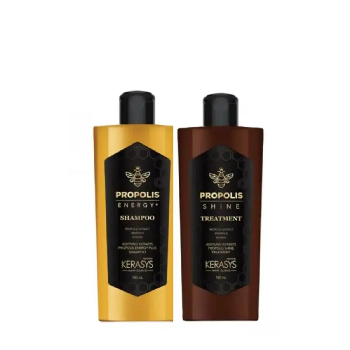 Kerasys Propolis Energy Shine Shampoo 180Ml + Tratamento Condicionante 180Ml