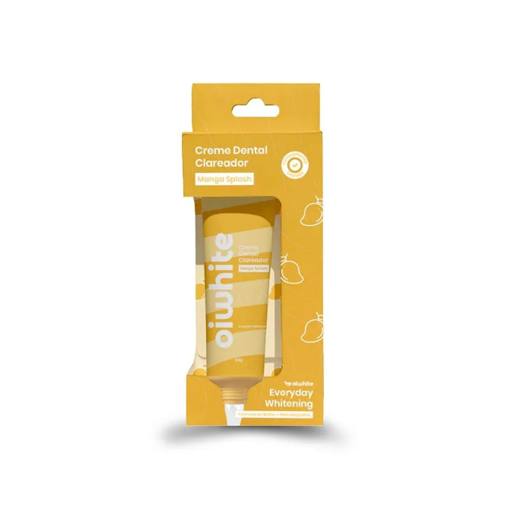 Creme Dental Clareador Manga 60Ml Oi White