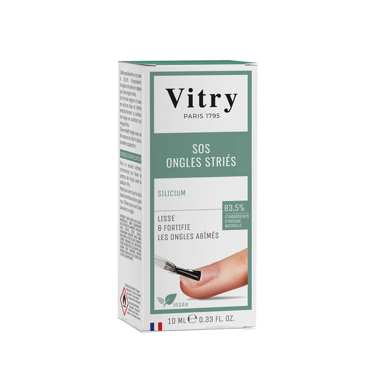 Base Sos Unhas Estriadas Vitry 10 ml
