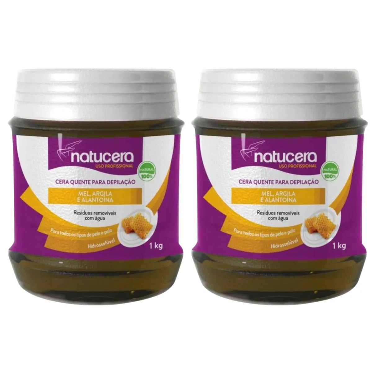 Kit C2 Cera Depilatória Corporal Quente Mel – Natucera