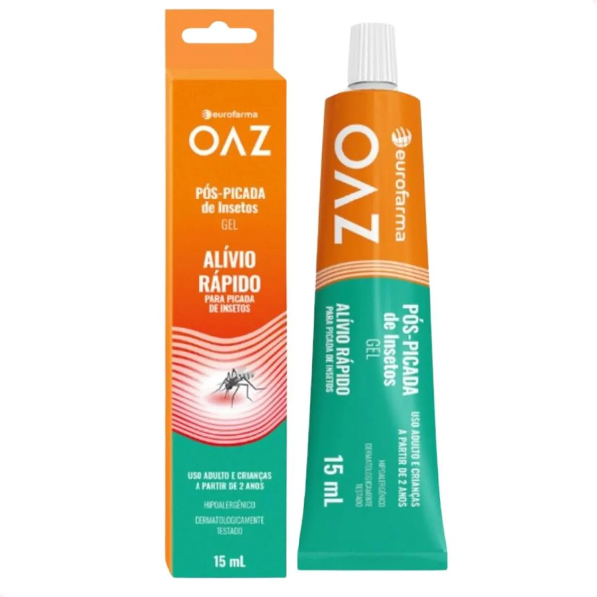 Gel Pos Picada Inseto 15 Ml Oaz Uso Diario