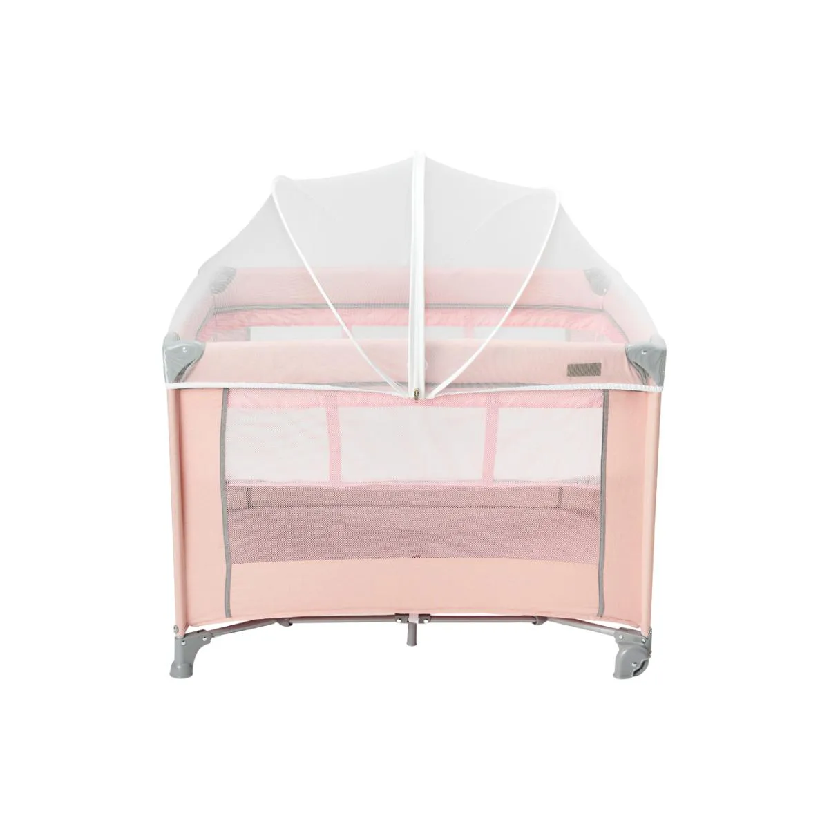 Berço Portátil Infantil Cercado 0-15kg Lazy Maxibaby Rosa