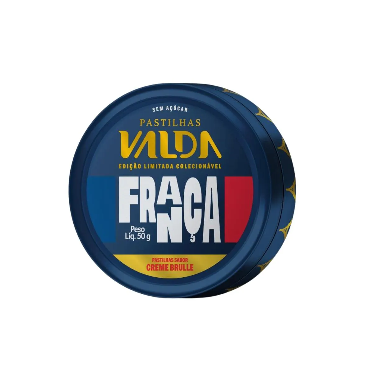 Valda Campeões França Creme Brulee 50G