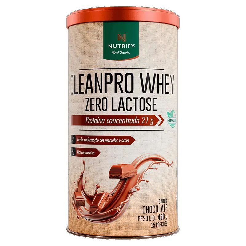 Cleanpro Whey - Zero Lactose (450g) - Sabor: Chocolate