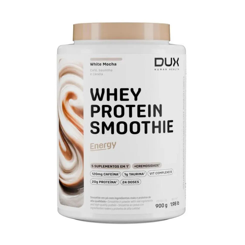 Whey Protein Smoothie Energy (900g) - Sabor: White Mocha