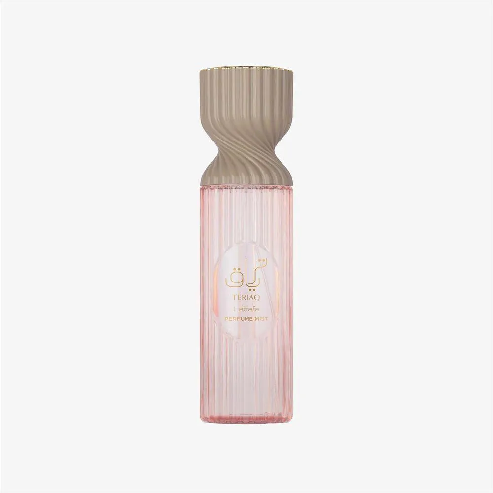 Body Mist Teriaq Feminino Floral Frutado 250ml Lattafa Fragrância Refrescante e Elegante