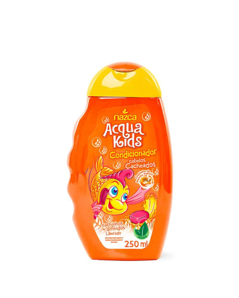 Condicionador Cabelos Cacheados Acqua Kids 250ml Nazca
