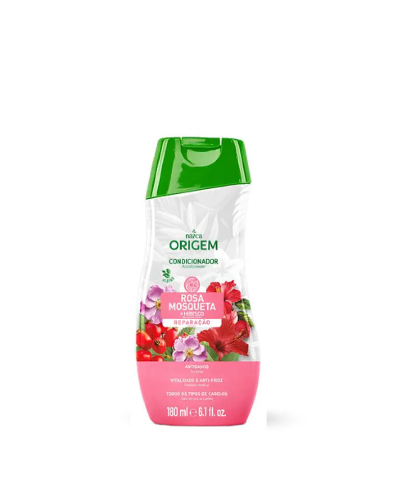 Condicionador Rosa Mosqueta e Hibisco Origem 180ml Nazca