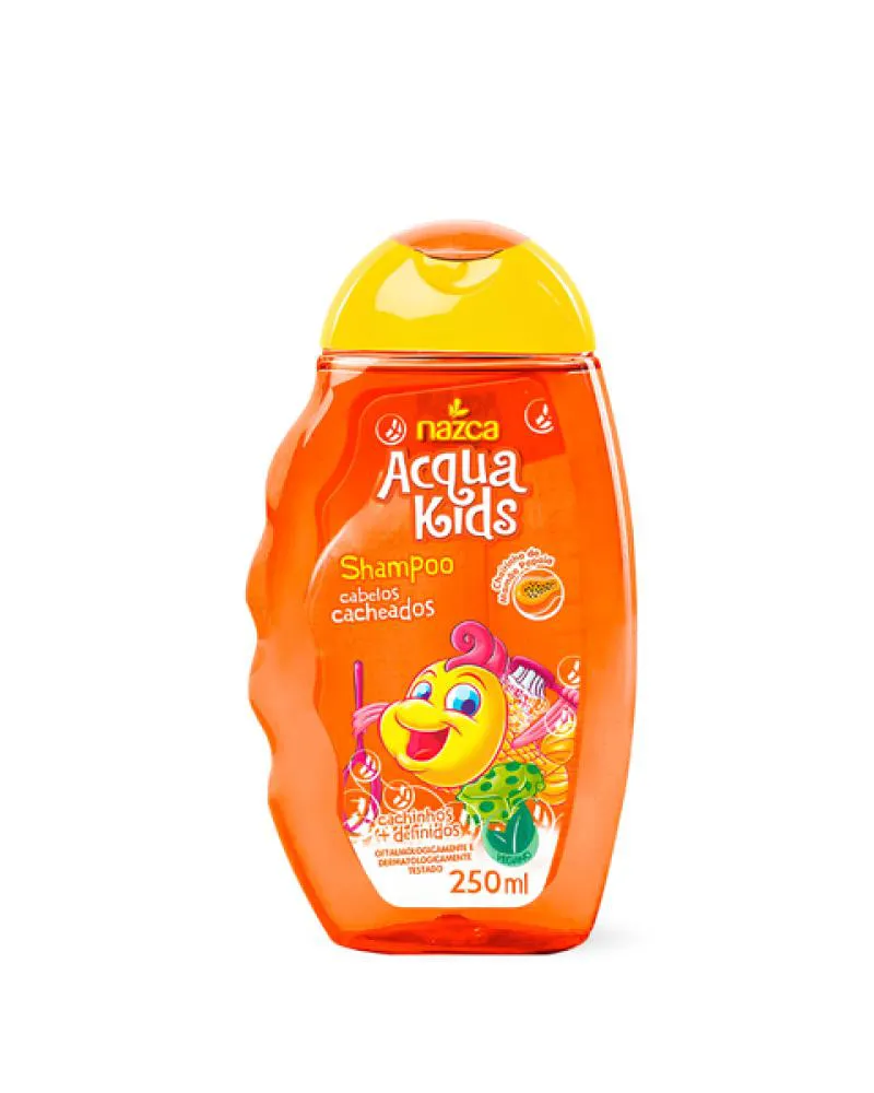 Shampoo Cabelos Cacheados Acqua Kids 250ml Nazca