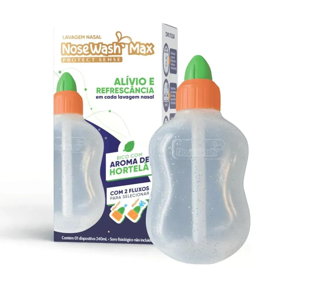 Lavador Nasal Nosewash Max 240ml Protect Sense
