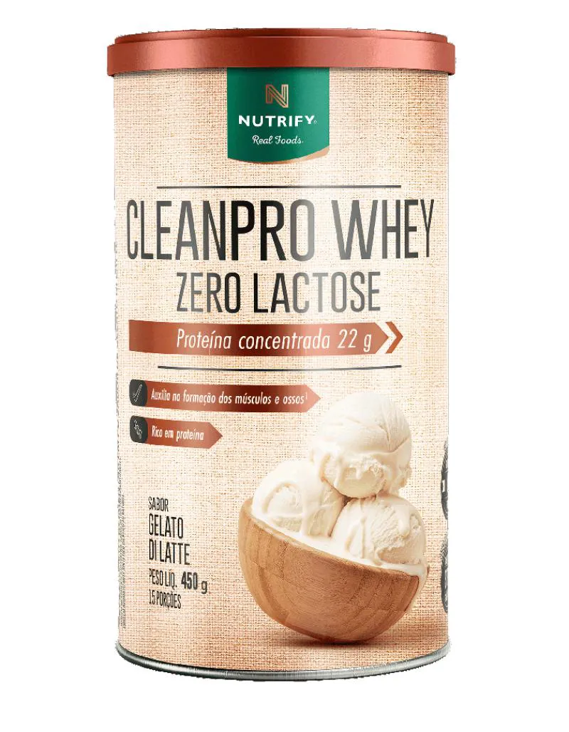 Cleanpro Whey - Zero Lactose (450g) - Gelato Di Latte
