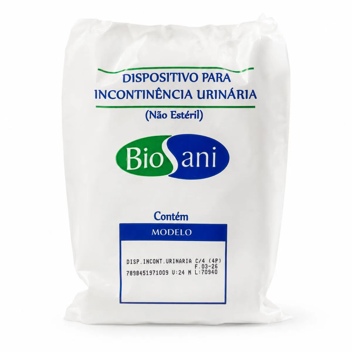 Pacote com 8 - Uripen Número 4 sem Extensão Biosani Premium