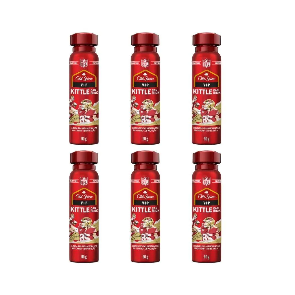 Desodorante Aero Old Spice 150ml Vip-Kit C/6Un