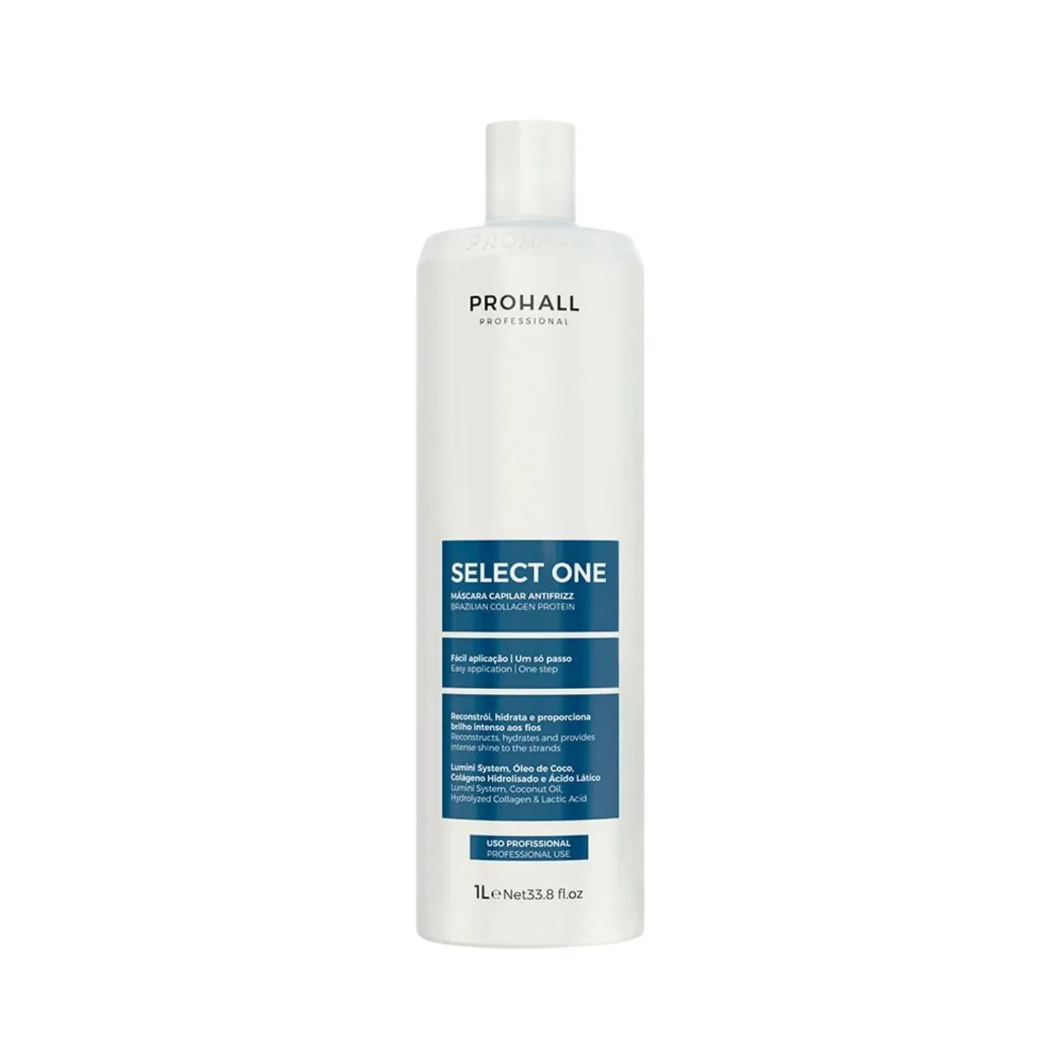 Máscara Capilar Prohall Select One Térmico 1 Litro