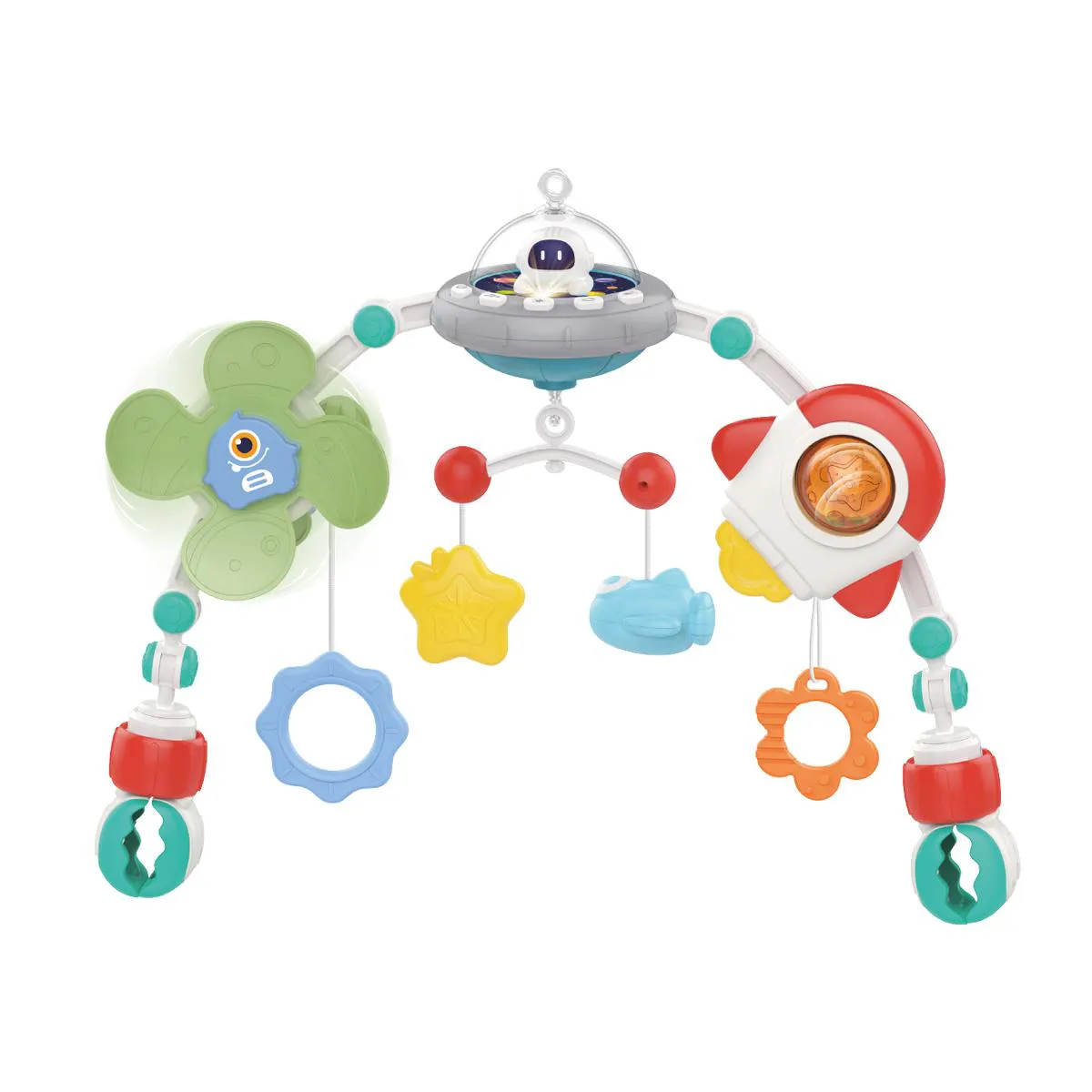 Móbile Bebê Arco para Carrinho e Berço Space - Maxi Baby