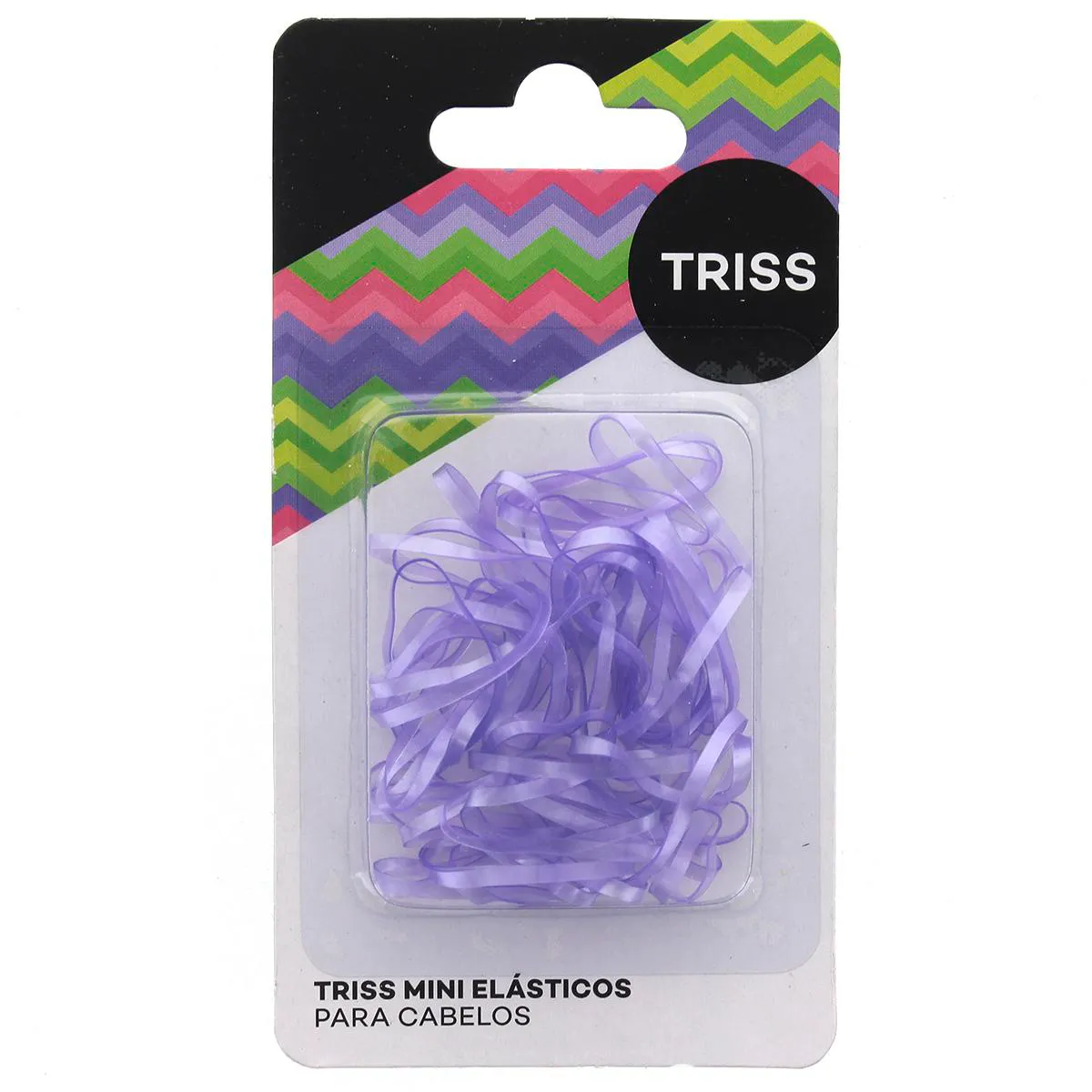 Elásticos de Cabelo Silicone Triss Transparentes 50 Unidades