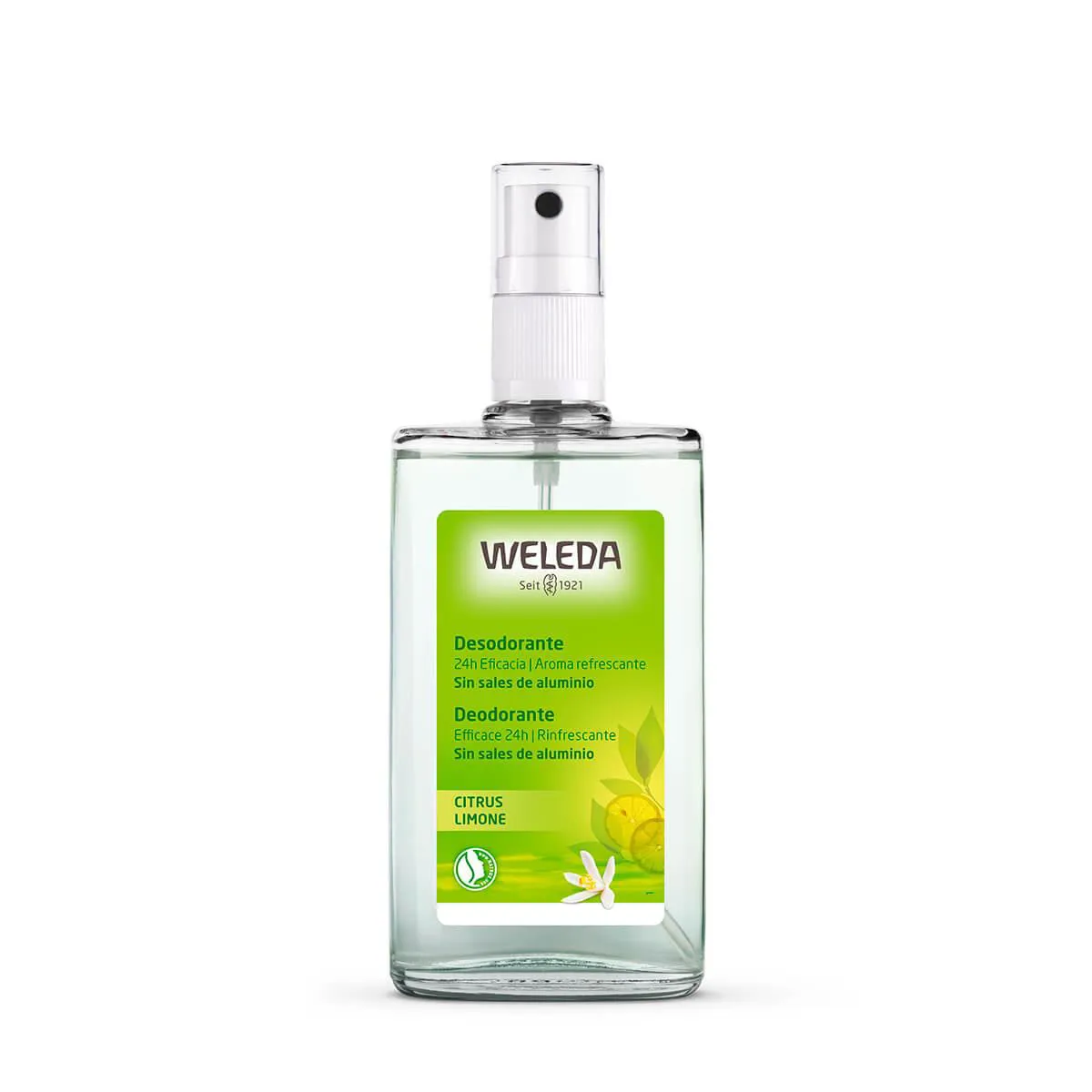 Desodorante Antitranspirante Aerosol Weleda Citrus Sem Alumínio Spray 100ml