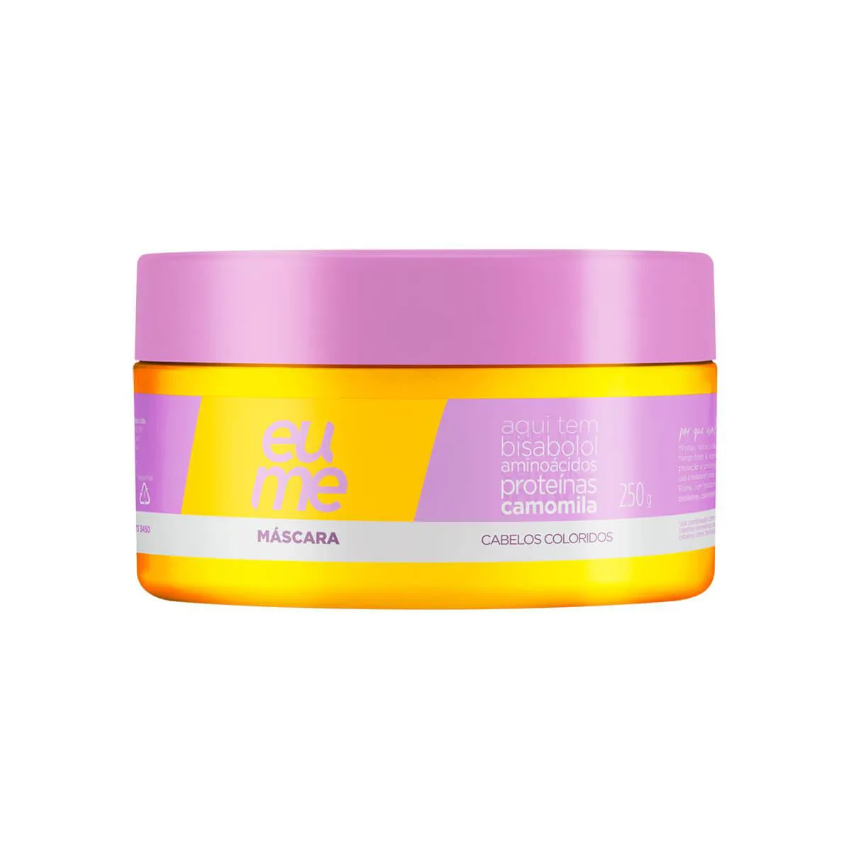 Máscara Capilar Cabelo Colorido EuMe Cabelos Coloridos 250ml