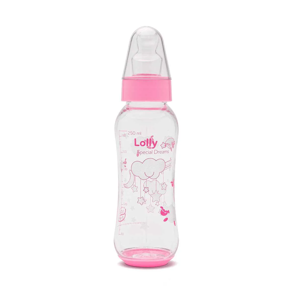 Mamadeira Lolly Special Dreams Rosa de 250ml - 1 unidade