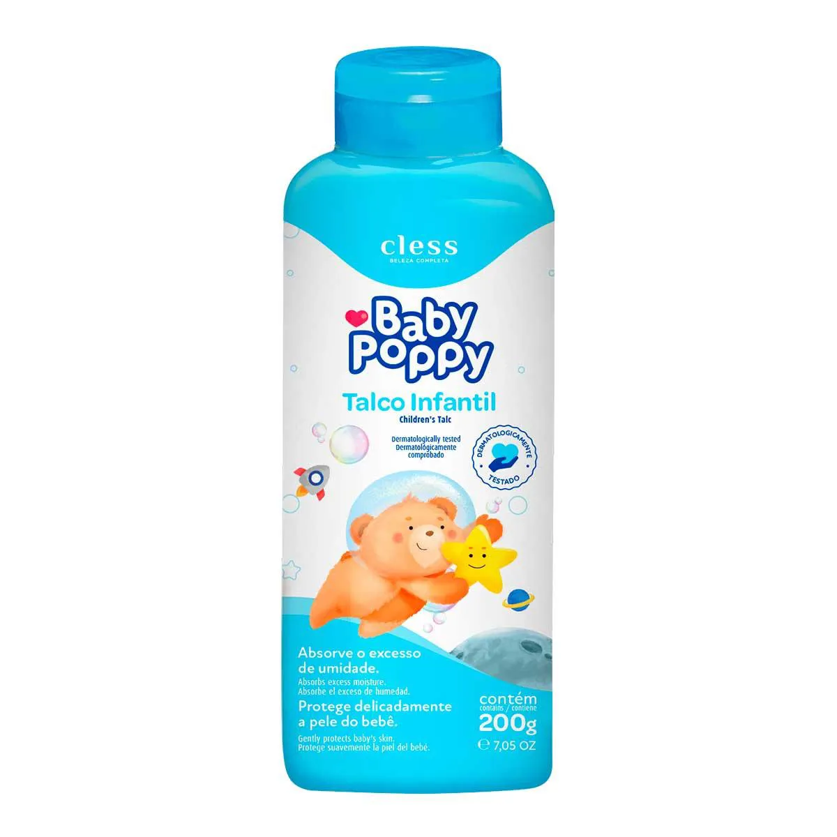 Talco Baby Poppy Infantil 200g