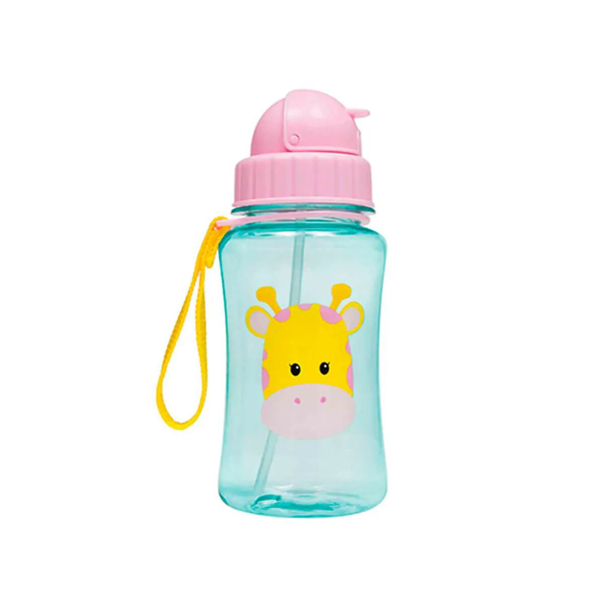 Garrafinha Buba Baby Animal Fun Rosa Girafa 350ml