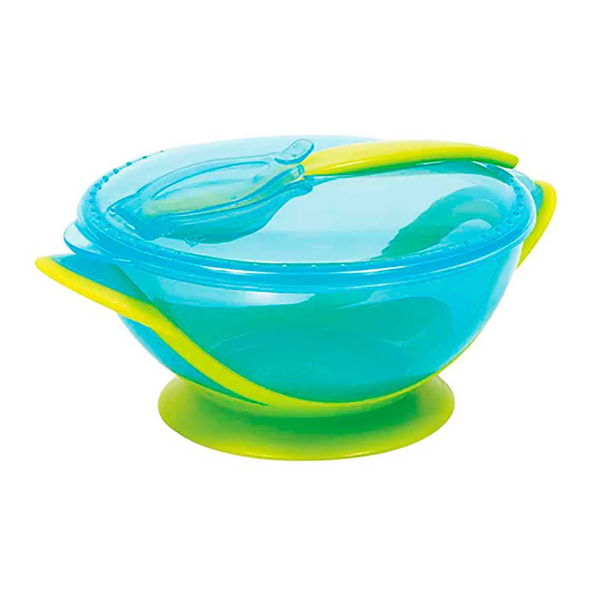 Kit Refeição com Colher Buba Baby Azul com 1 unidade