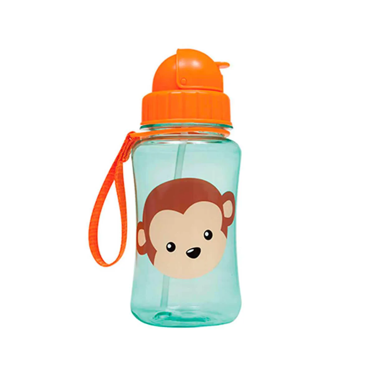 Garrafinha Buba Baby Animal Fun Laranja Macaco 350ml