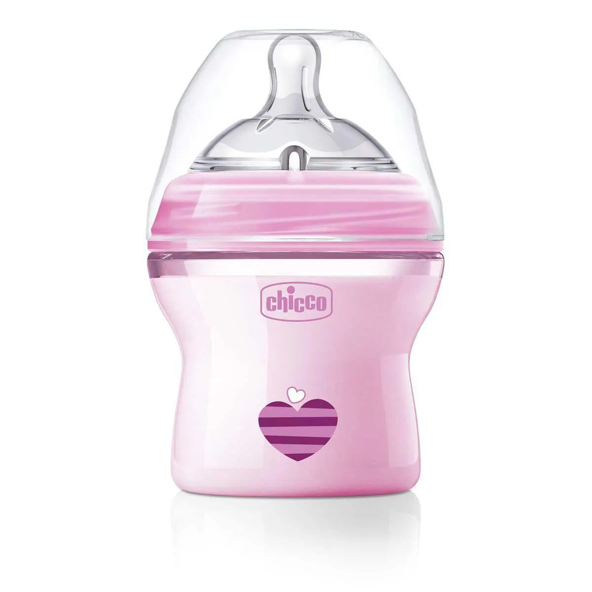 Mamadeira Chicco Natural Feeling Color 0m+ Rosa 150ml - 1 unidade