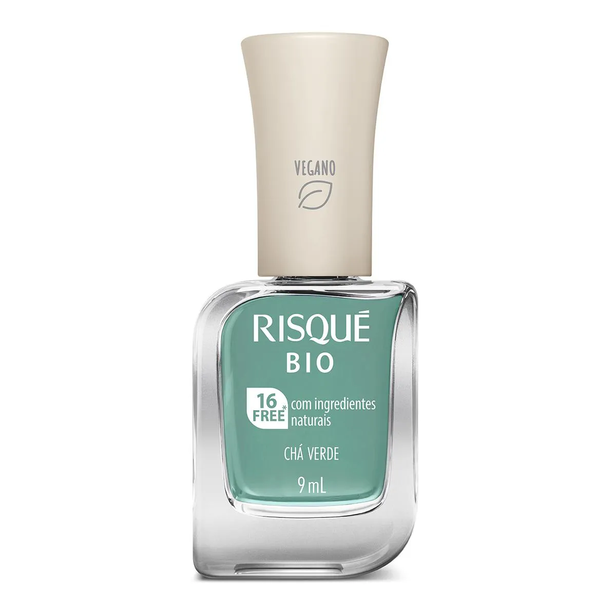 Esmalte Cremoso Risqué Bio 9ml - Chá Verde