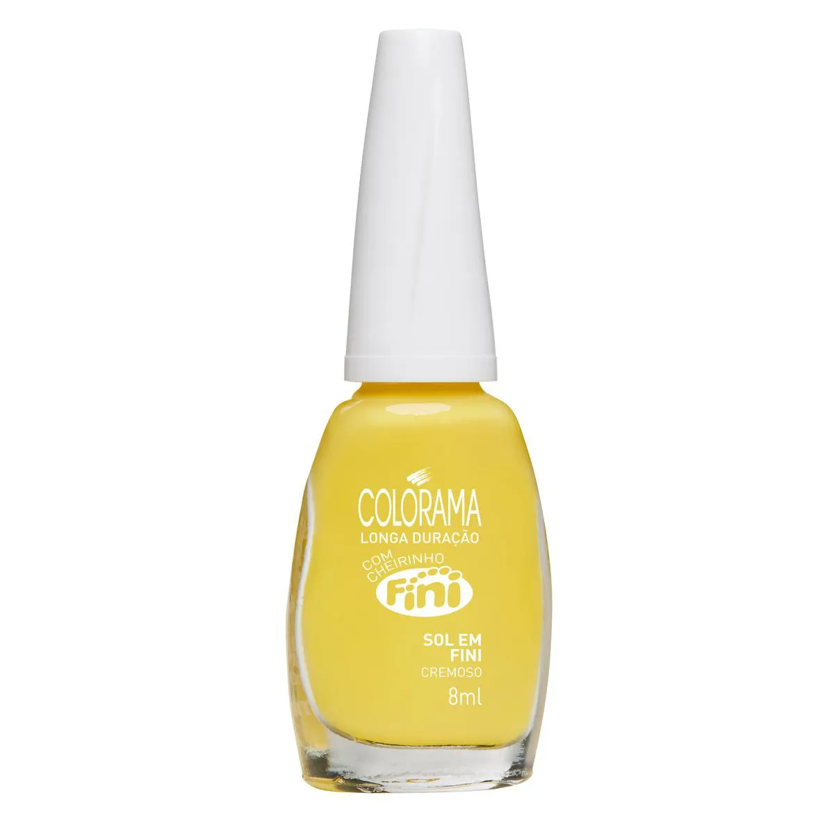 Esmalte Cremoso Colorama Fini 8ml - Sol em Fini