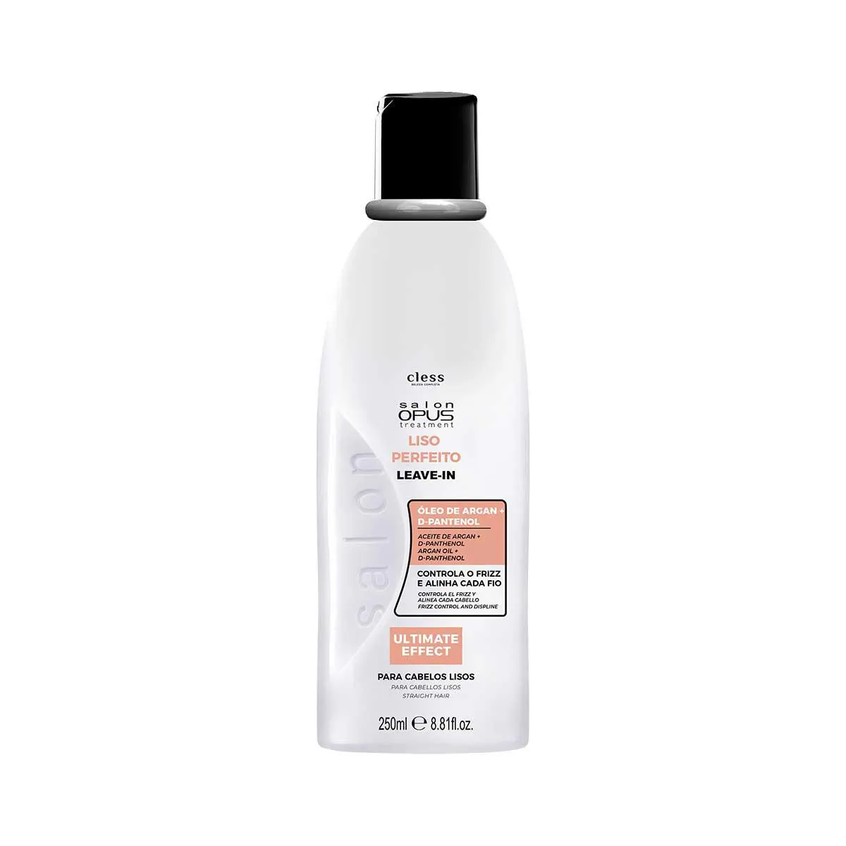 Leave-In Cabelo Liso Salon Opus D-Pantenol Liso Perfeito 250ml