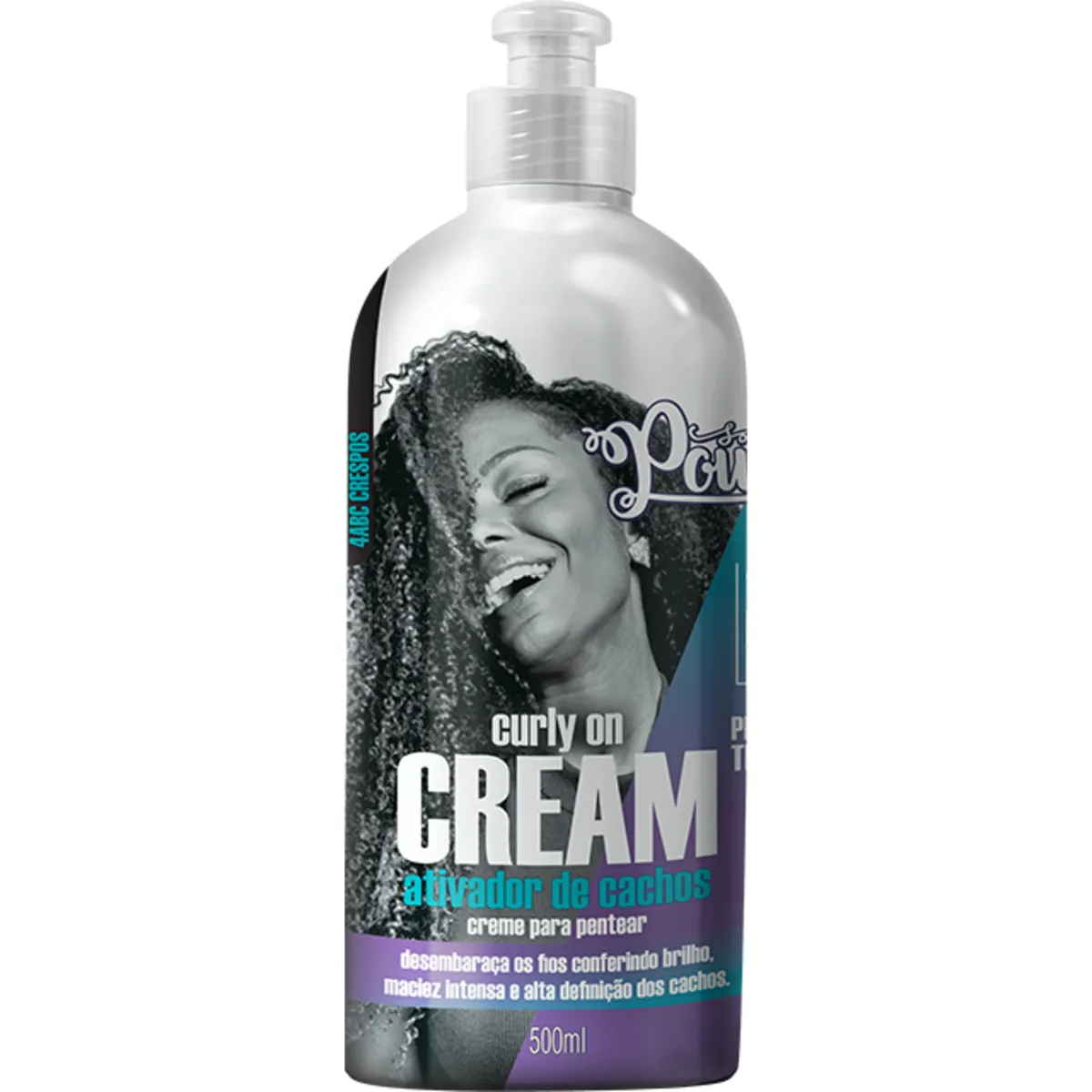 Creme para Pentear Cabelo Cacheado Soul Power Curly On Cream 500ml