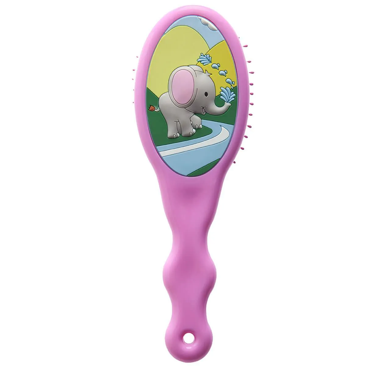 Escova de Cabelo Desembaraçante Infantil Marco Boni Zoo Mania Elefante com 1 unidade