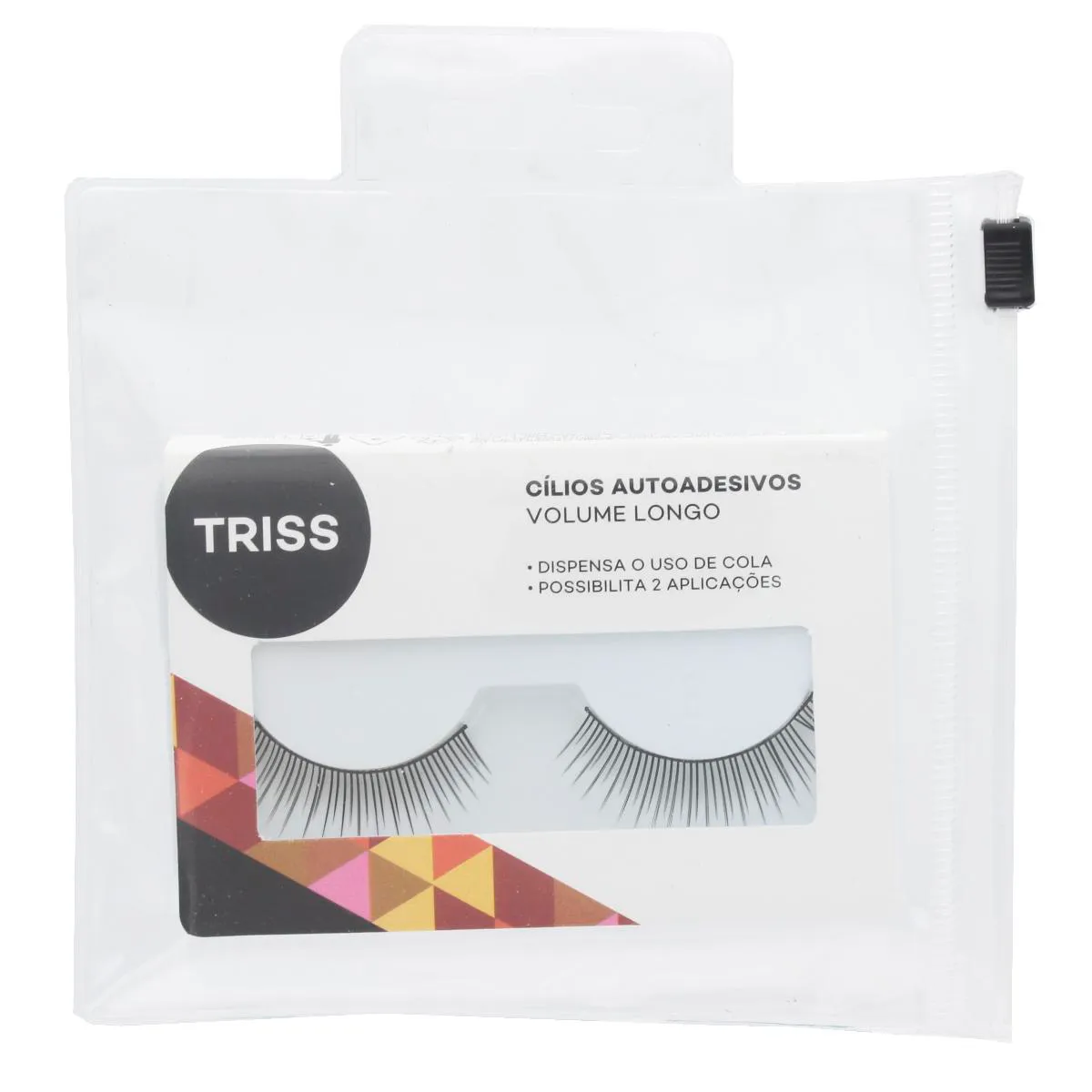 Cílios Postiços Autoadesivos Triss Volume Longo 1 Par