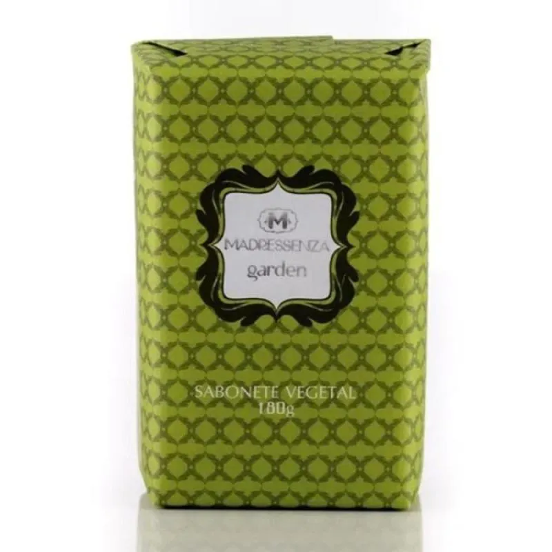 Sabonete vegetal em barra garden madressenza 180g