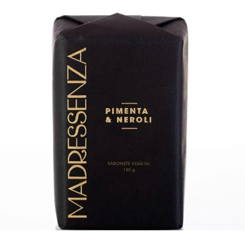 Sabonete vegetal em barra pimenta & neroli madressenza 180g